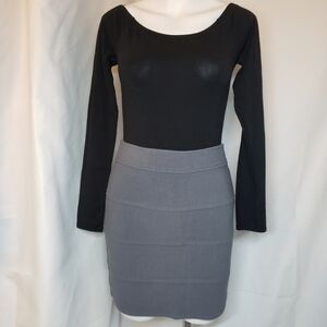 NY. & company gray mini skirt